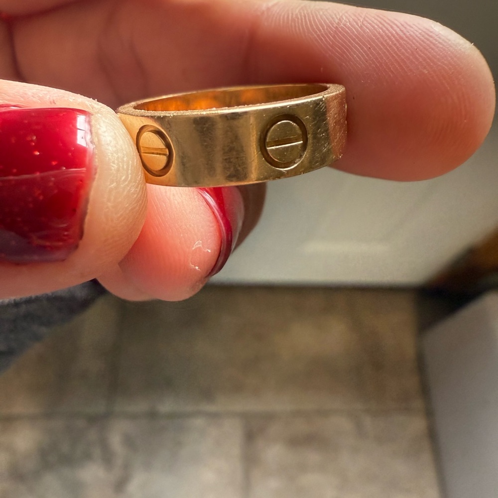 Authentic Cartier Ring size 53